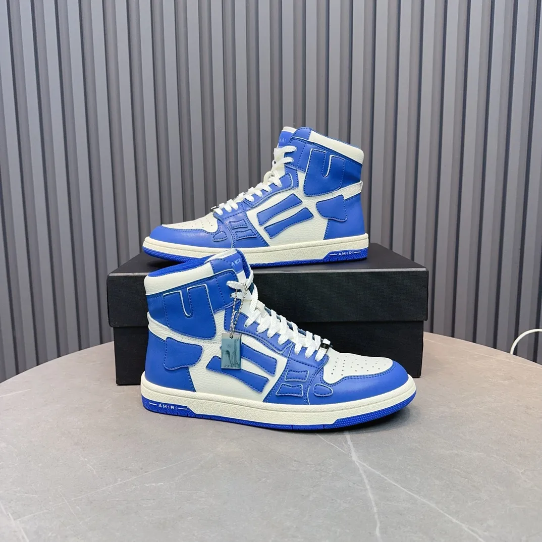 Men's shoes💰620💰 AMIRI AMIRI trendy brand hot sale🔥 Available all year round✅Couples💑 Official website synchronization Imported fabrics 1⃣️ratio 1⃣️Re-engraved, original factory special original sole, 35-45 (38.45. Non-refundable)